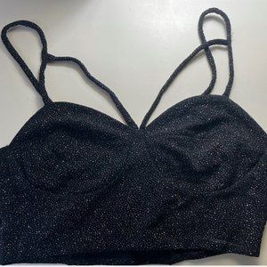 Glitter Crop Top